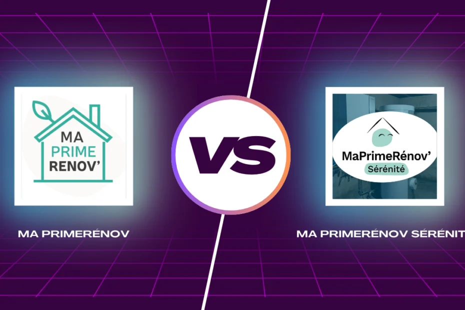 Ma PrimeRénov vs Ma PrimeRénov Sérénité